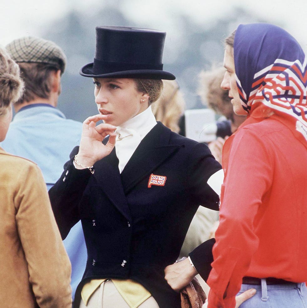 royal family scandals stamford, united kingdom september 13: princess anne at burghley horse trials. the princess is dressed to compete in the dressage section of the competition. (photo by tim graham photo library via getty images)