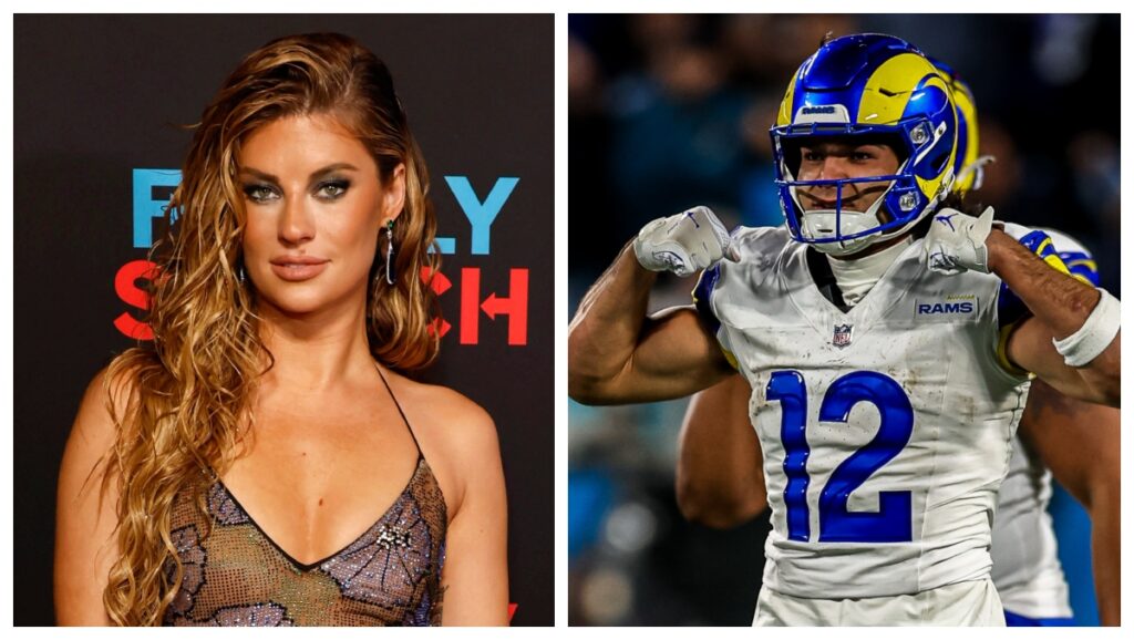 Puka Nacua Making the Most of the Offseason Out With Influencer Hannah Stocking