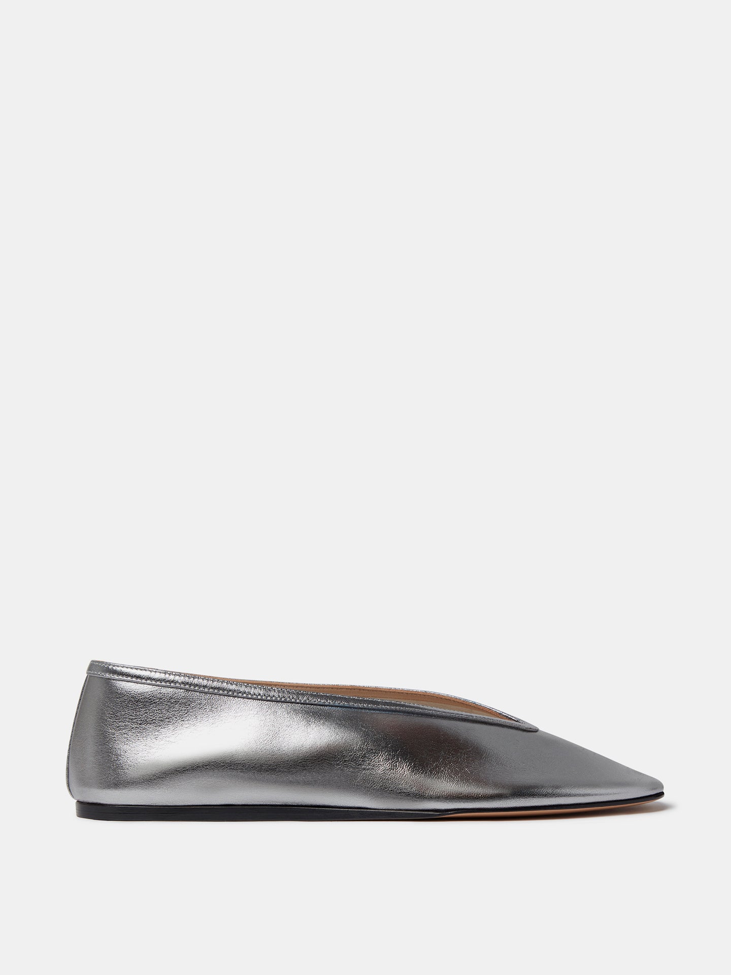 Luna Slipper / Silver Leather