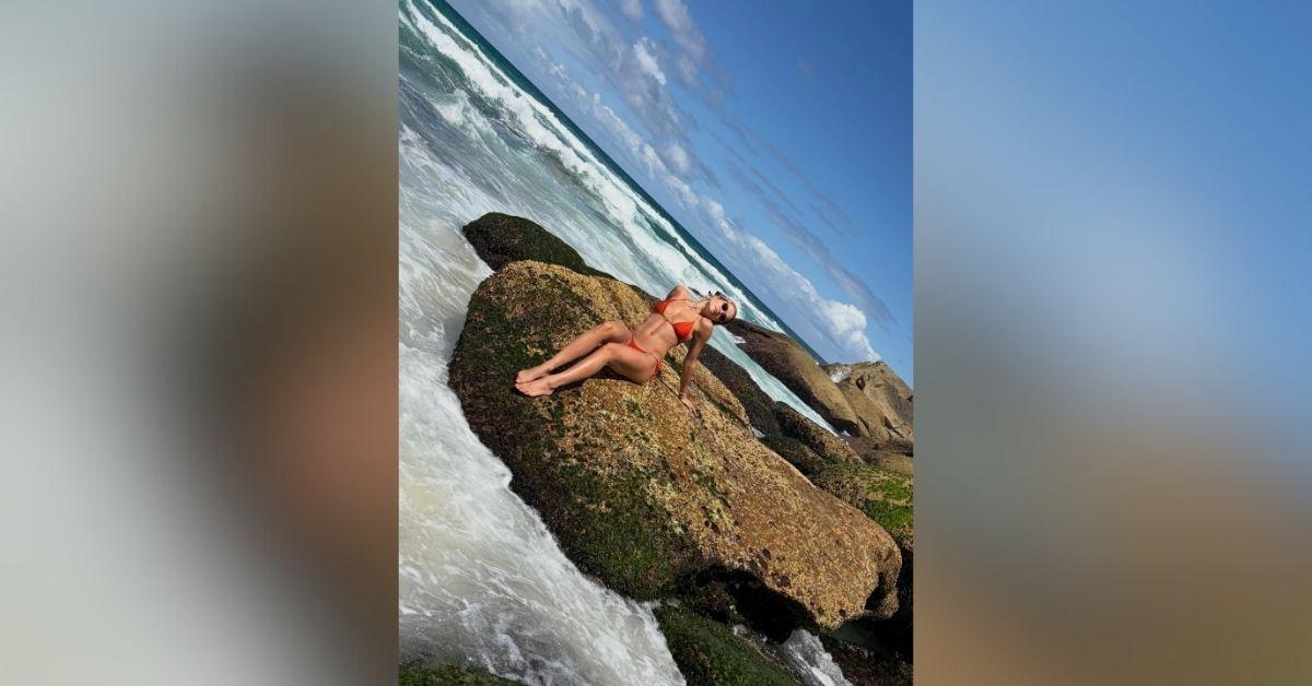 image of Rita Ora shared bikini photos from Australia.