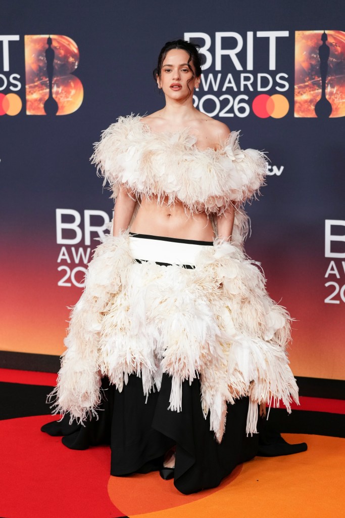 Rosalia, Brit awards 2026 red carpet