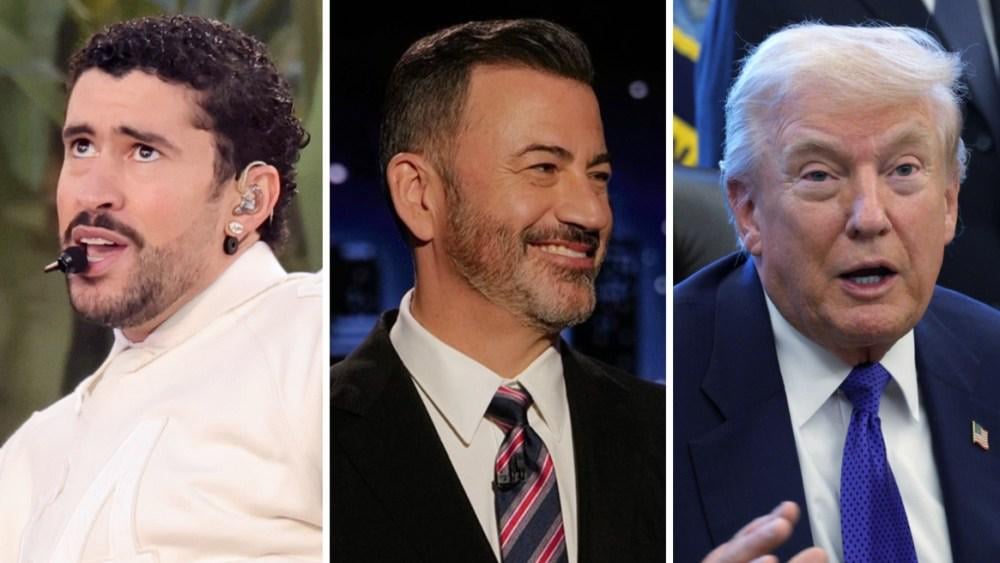 Jimmy Kimmel Slams Trump for Calling Bad Bunny’s Super Bowl Performance ‘An Affront to the Greatness of America’: ‘This Is a Man Who Paid Off a Porn Star Who Spanked Him’