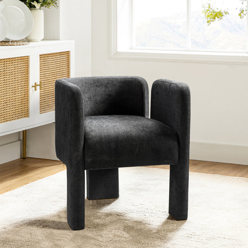 Wade Logan&reg; Braien Low Back Arm Dining Chair &amp; Reviews | Wayfair