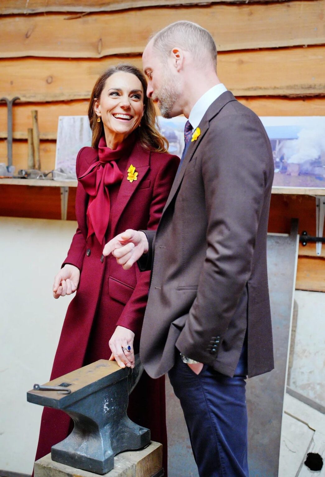 The Prince and Princess of Wales carried out engagements in Llanidloes and Newtown today to celebrate Powys’ thriving community spirit ahead of St David’s Day 🏴󠁧󠁢󠁷󠁬󠁳󠁿