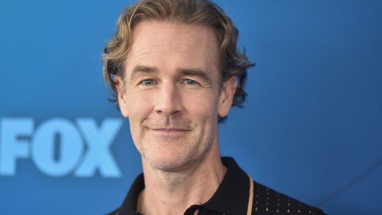 Van Der Beek pictured in November, 2024, in Los Angeles. Pic: AP