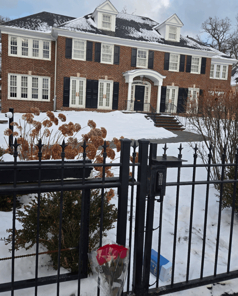 Roses for Moira Rose...at the Home Alone house
