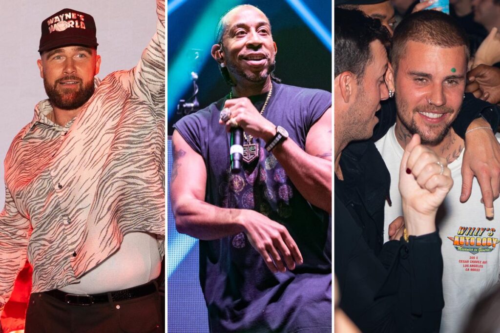 Justin Bieber, Travis Kelce, Tom Brady and more