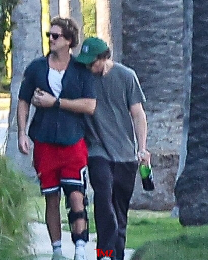 Pedro Pascal with pal Rafael Olarra in Los Angeles, California