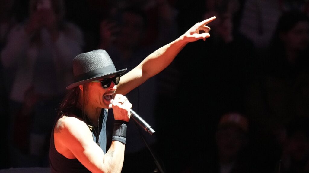 Here's what happened at Kid Rock's alternative halftime show : NPR