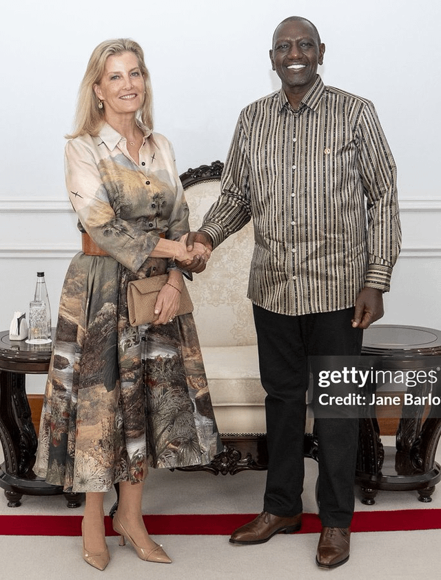 Sophie today in Kenya meeting President William Ruto and more photos from Somalia