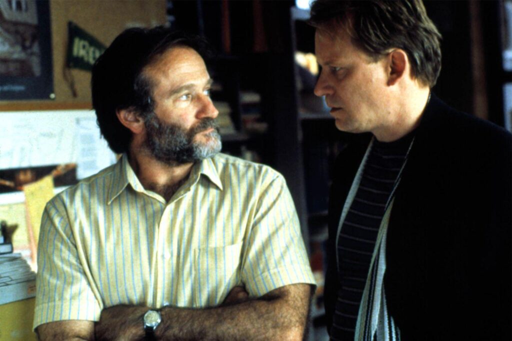 Robin Williams 'had to be funny to survive,' says his Good Will Hunting costar Stellan Skarsgård