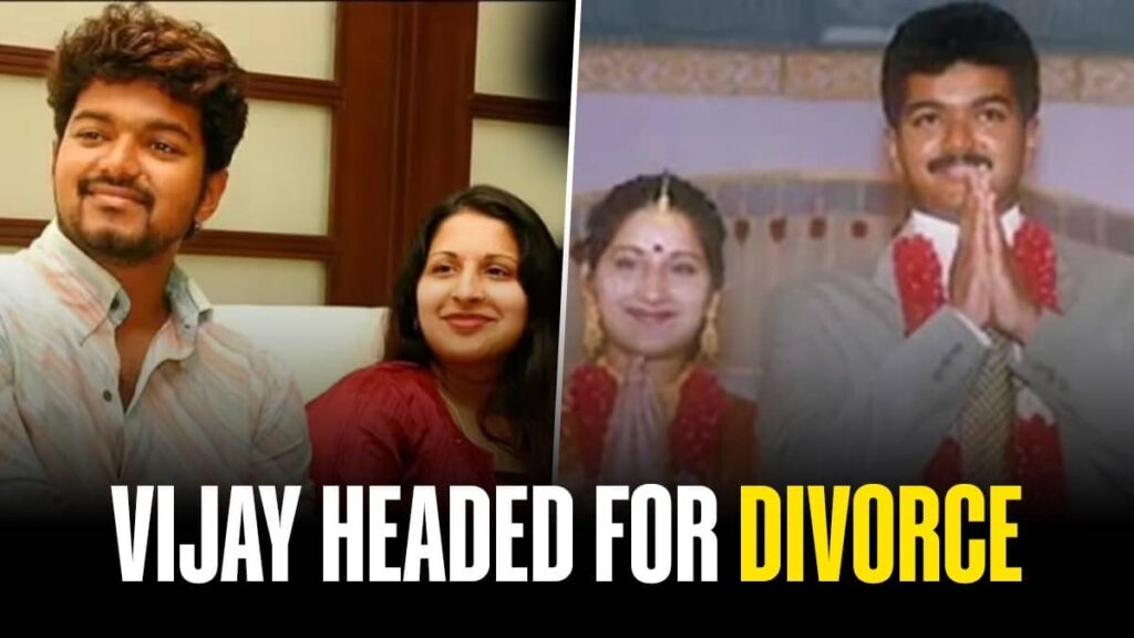 Vijay and Sankgeetha are headed for divorce after 27 years of marriage