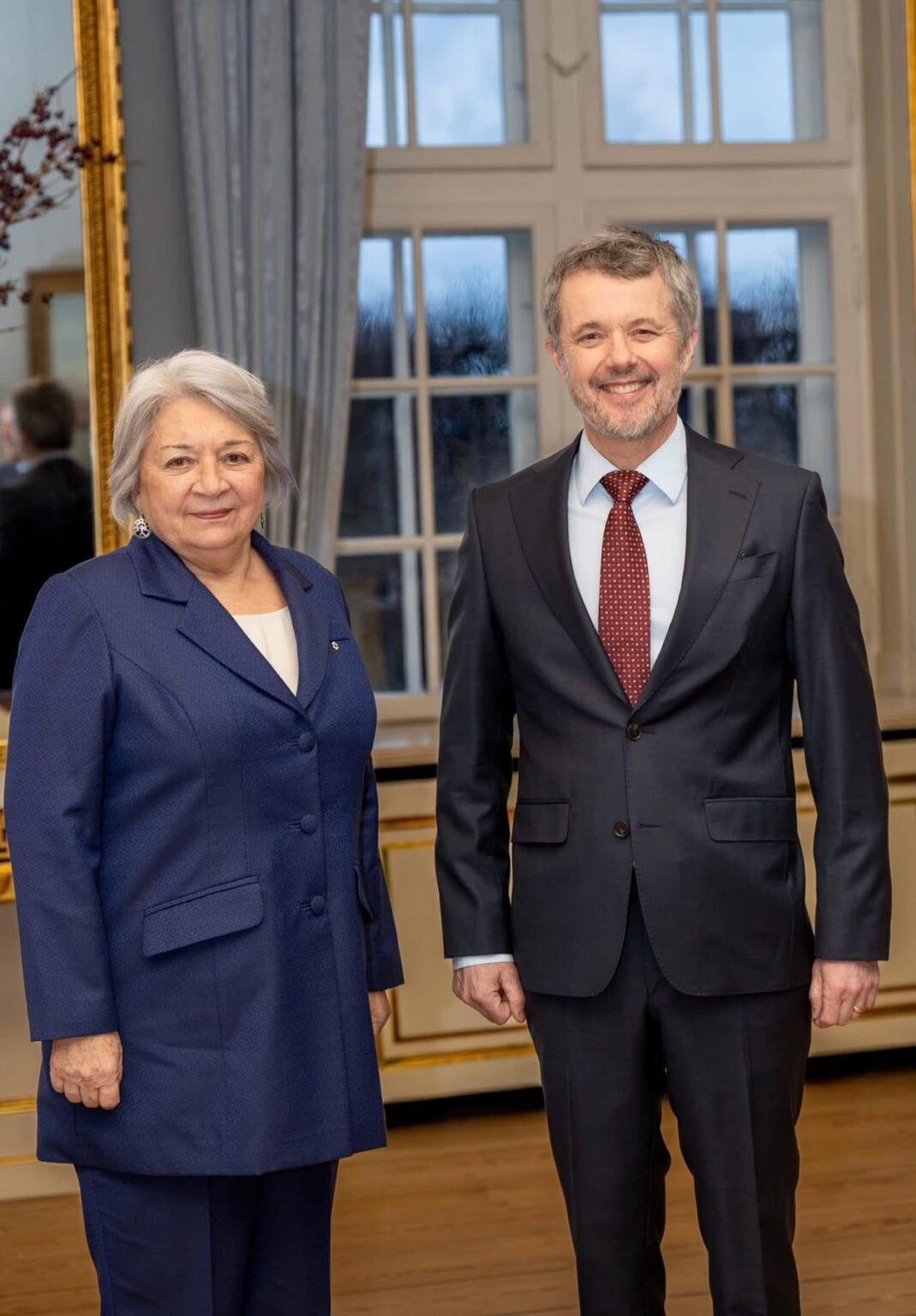 King Frederik received the Governor-General of Canada at Amalienborg Palace during her tour of Denmark and Greenland amid Trump’s threats to the territory