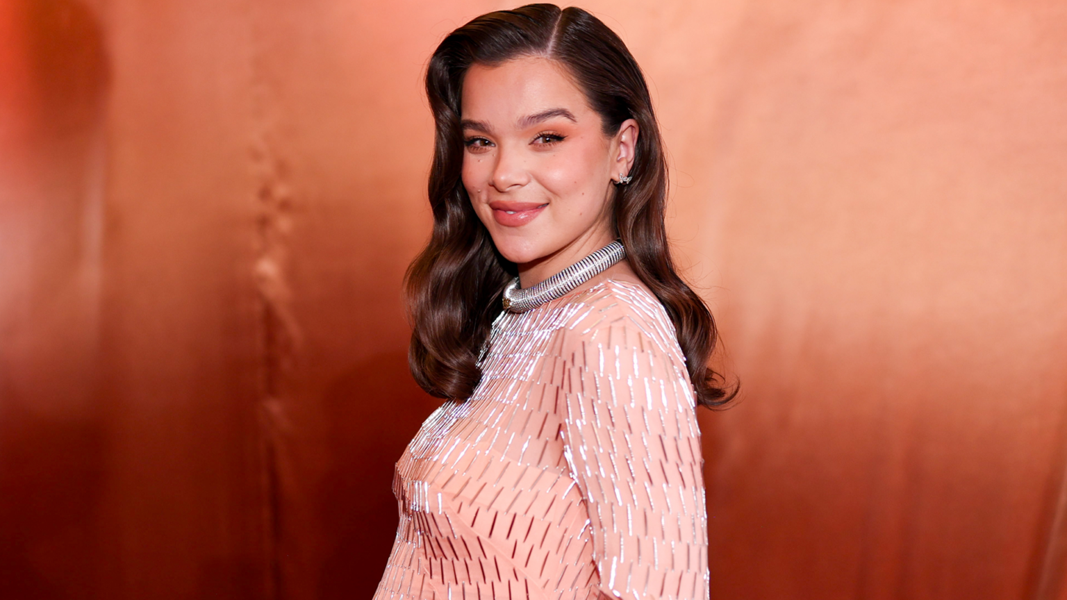 Hailee Steinfeld styled a striped Guest In Residence sweater as a maternity top on her blog