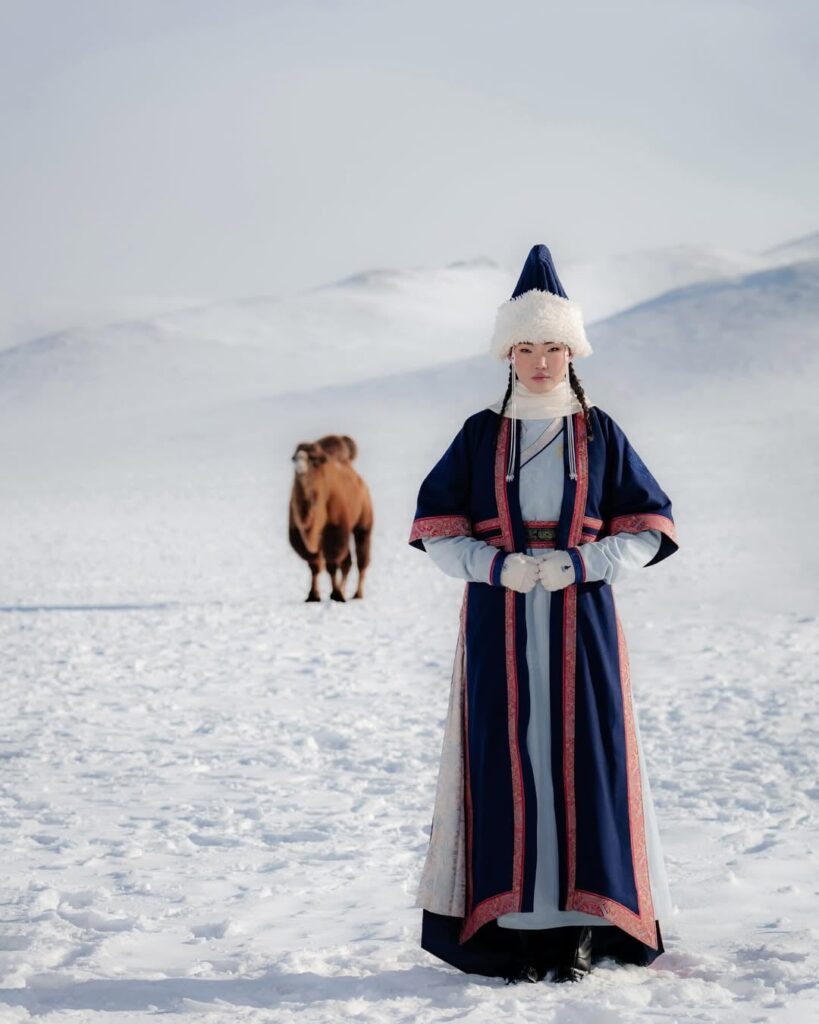 Team Mongolia will be wearing Goyol Cashmere for their ceremonial and casual looks at the 2026 Winter Olympics.