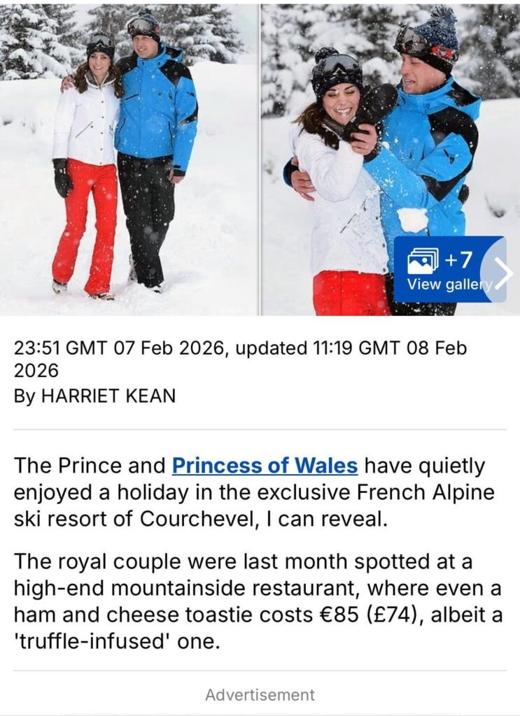 William and Kate slope off for a ski break in the French Alps