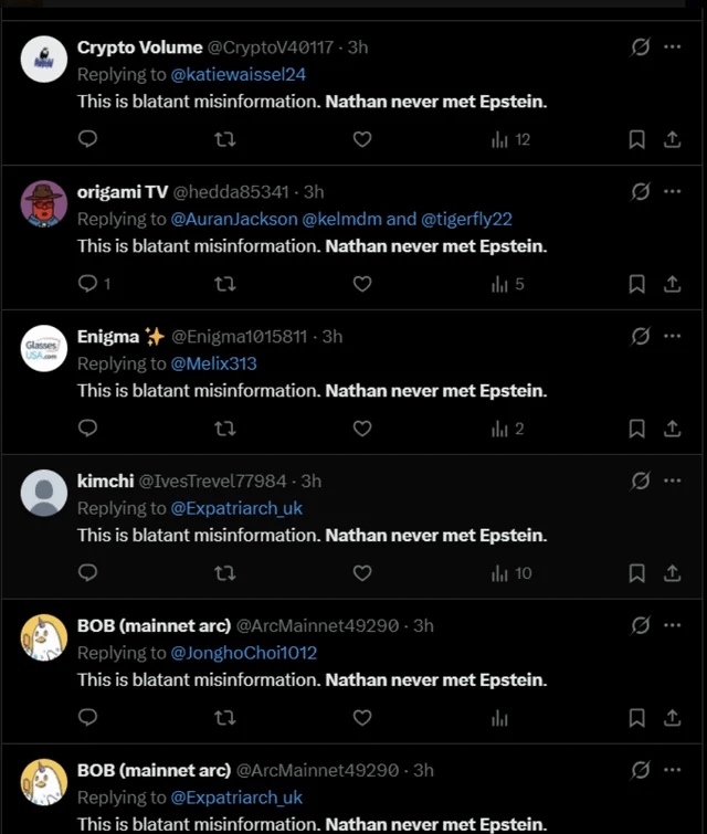 Hollywood and Trump Family Crisis PR Specialist Melissa Nathan Appears to Be Running a Bot Campaign to Bury Her Appearance in the Epstein Files