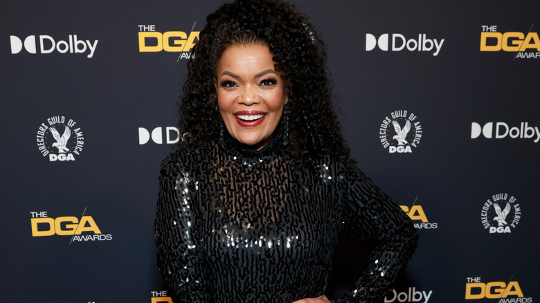 Yvette Nicole Brown laughing