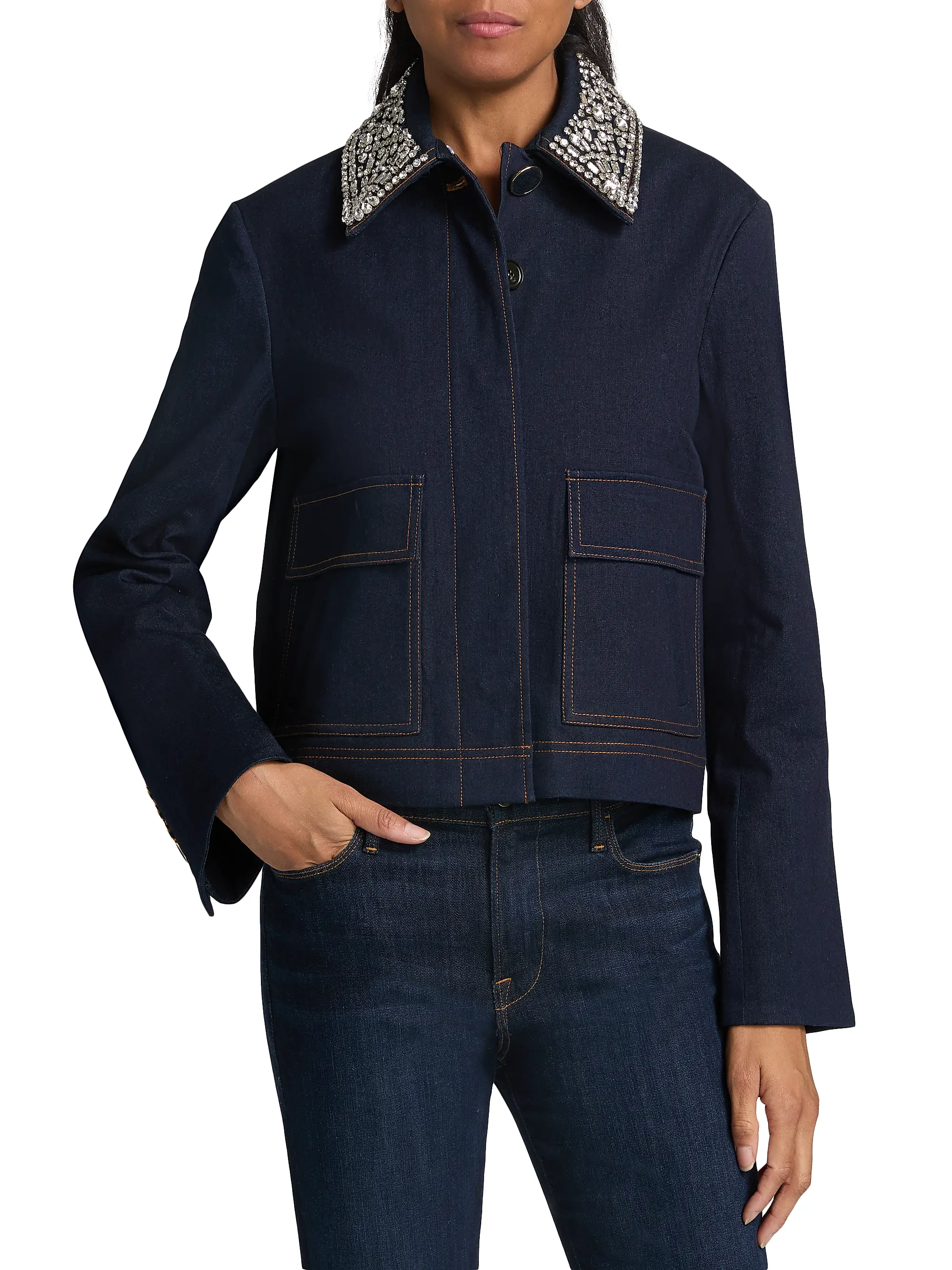 Barrington Denim Embellished Jacket
