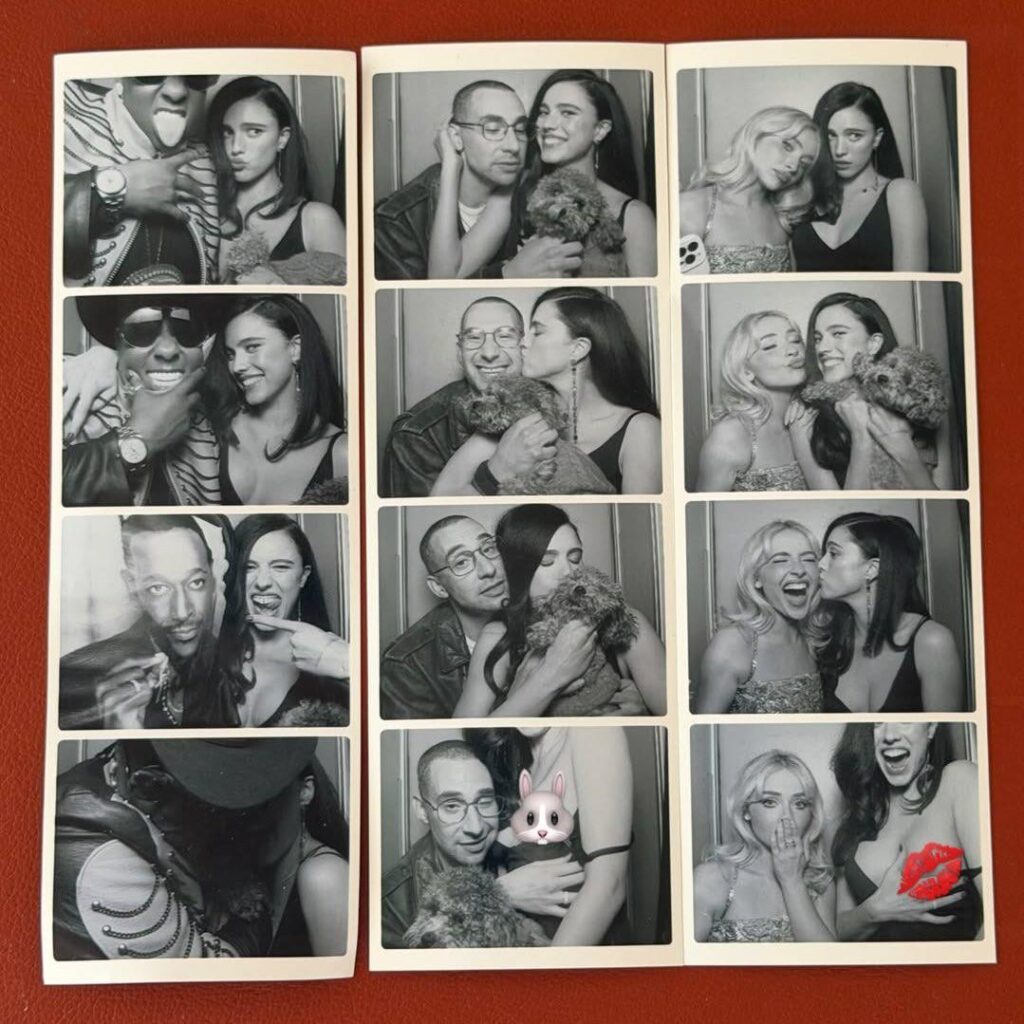 Sabrina Carpenter and Margaret Qualley at the GRAMMYs after-party