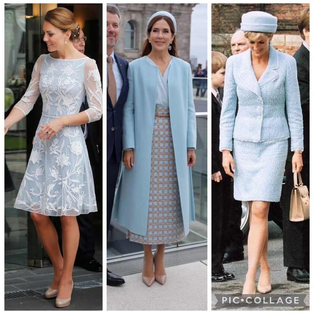 Who pulls of the best powder/baby blue look?