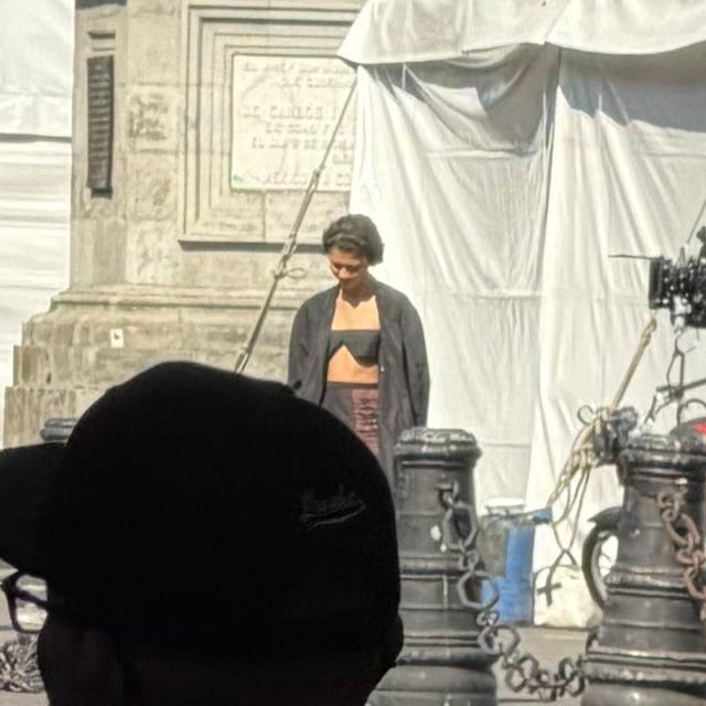 Zendaya spotted in Mexico City filming a Prada campaign, she’s rumoured to be their new beauty ambassador