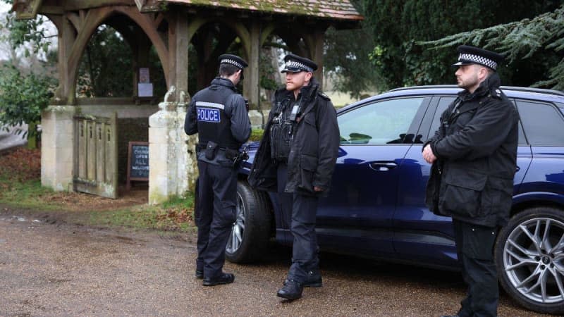 Thames Valley Police searched Royal Lodge as part of an investigation into the Epstein files.MEGA