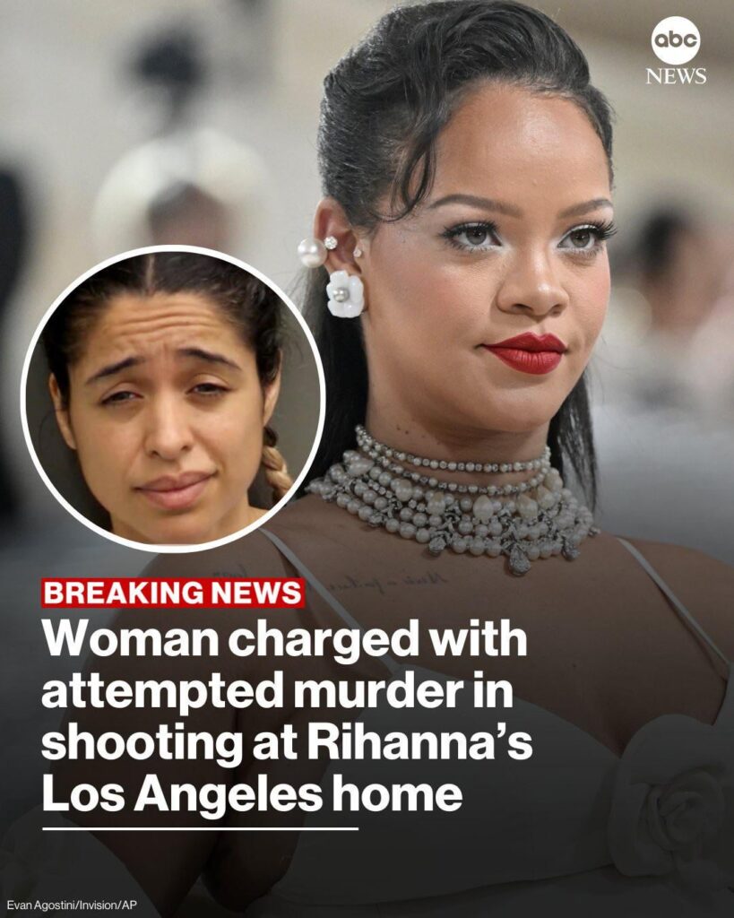 Ivana Lisette Ortiz, the woman who opened fire at Rihanna's home in Los Angeles over the weekend with a semiautomatic rifle, has been charged with over a dozen offenses, including attempted murder, according to prosecutors.