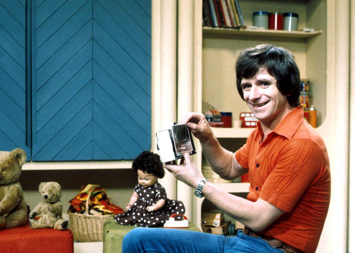 Children's TV presenter Johnny Ball on Playschool.