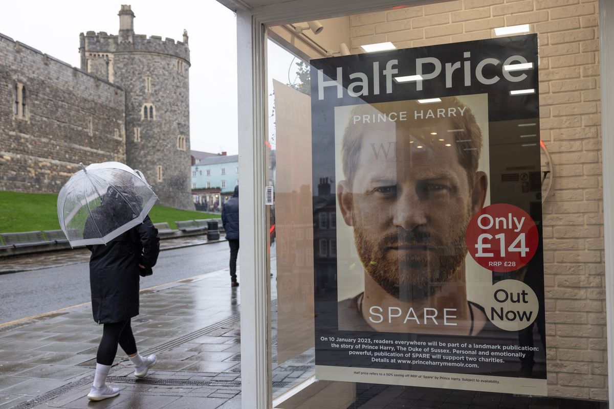 Prince Harry's book "Spare" goes on sale