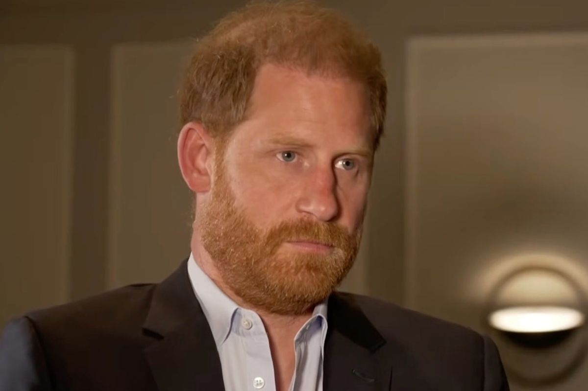 Prince Harry during a television interview