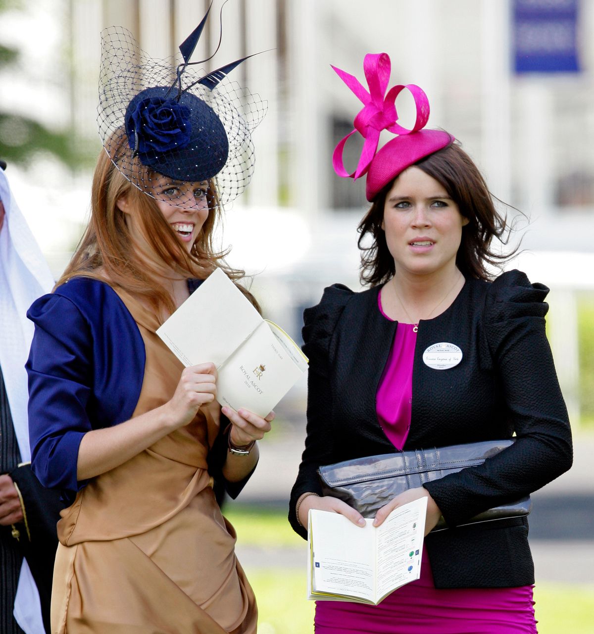 Beatrice and Eugenie at Ascot in 2010