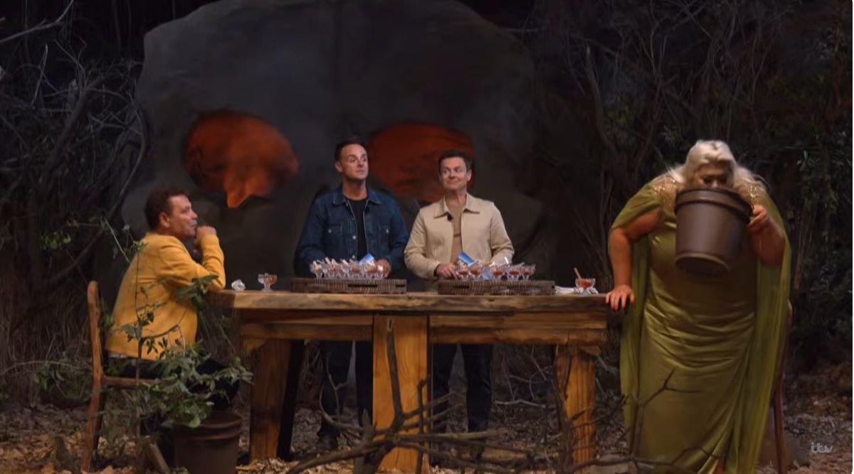 Gemma is seen throwing up during the eating trial