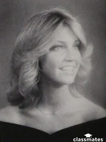 A yearbook photo of Heather Locklear in 1979Credit: Classmates.com