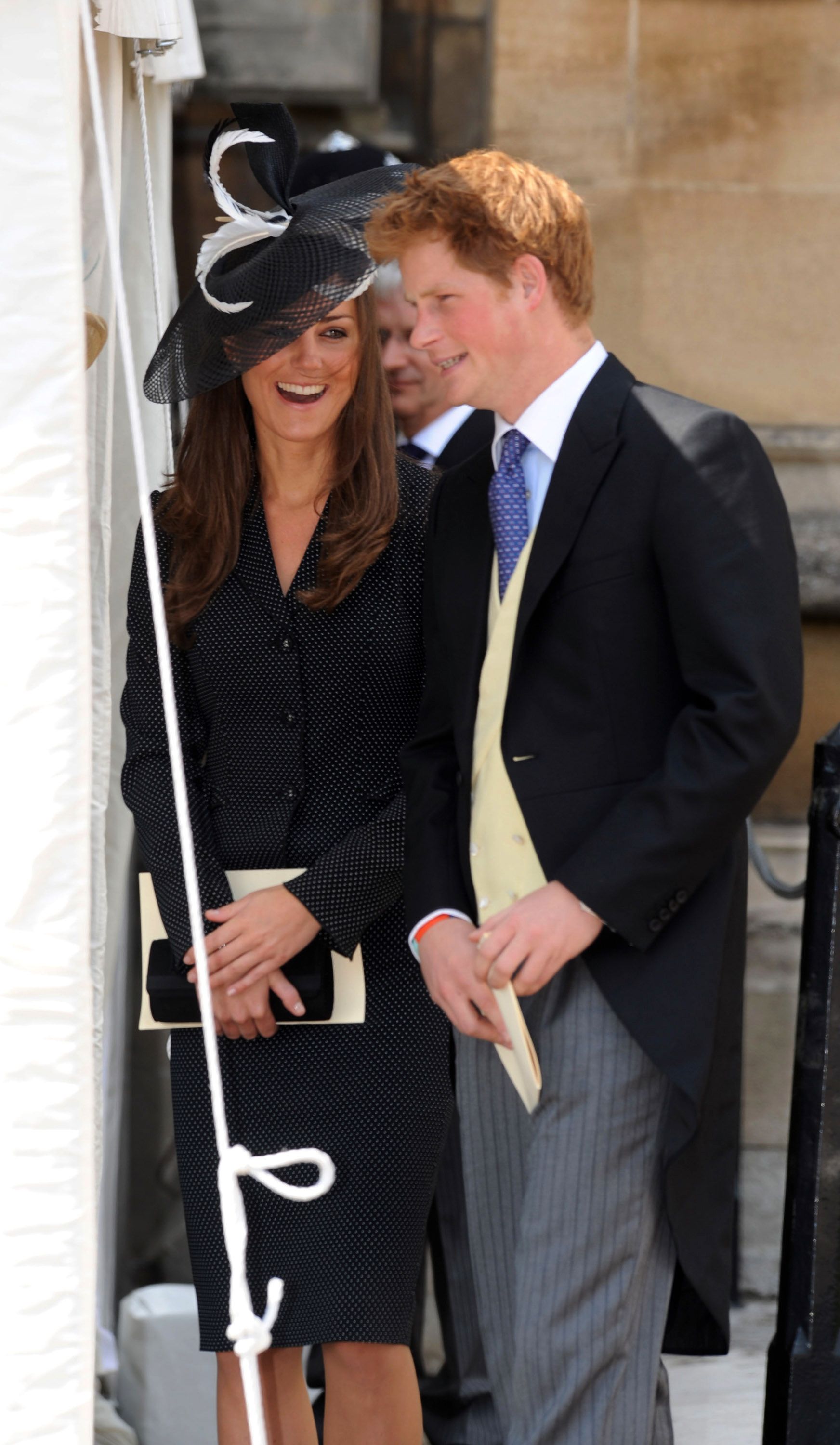 Catherine and Harry pictured at the Order of the Garter procession in 2008
