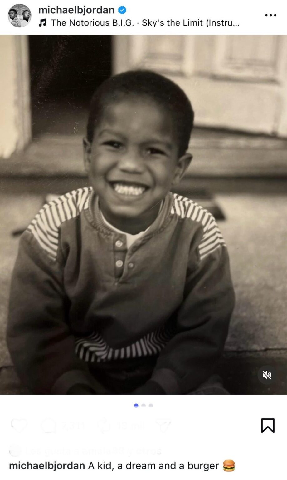 Michael B. Jordan shares throwback pictures of himself as a kid and a recent one at an In-N-Out following his Best Actor win at the Oscars: ‘A kid, a dream and a burger 🍔’