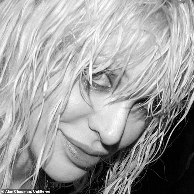 Celebrity photographer Alan Chapman has been capturing these stars for over thirty years (pictured Courtney Love)