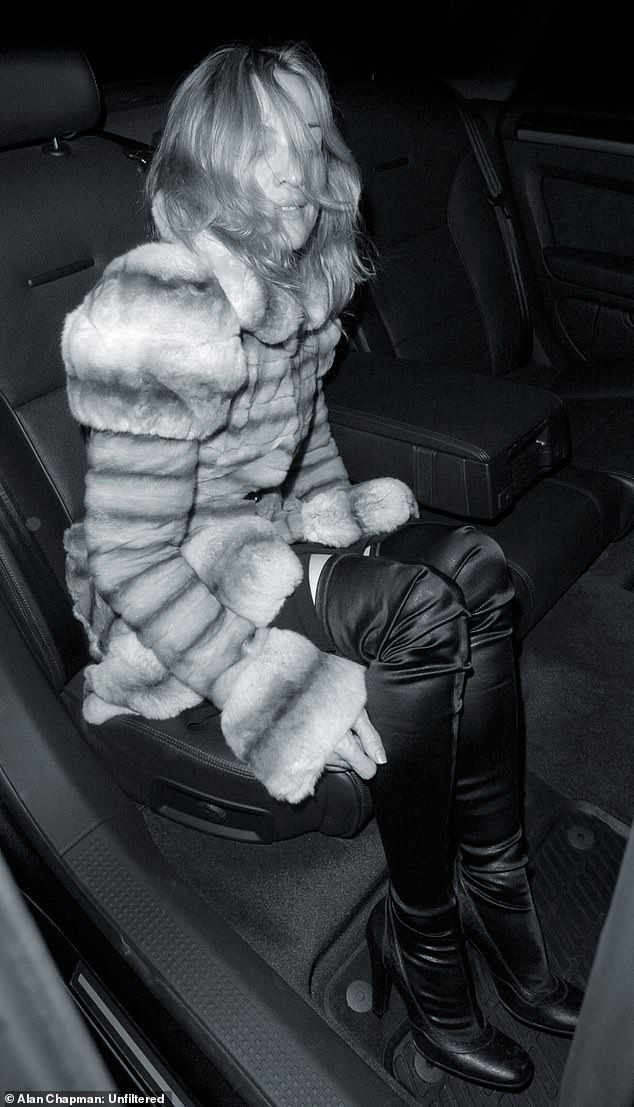 The striking black-and-white portraits are of some of the most influential figures in music, film, fashion and art - and give an insight into the unfiltered era (pictured: Madonna)