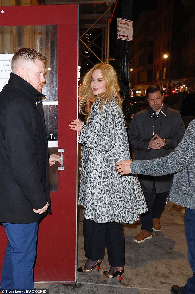 Afterwards, the Vogue World catwalker and Curtis headed to Bibliotheque in SoHo to appear at another Scarpetta Q&A event