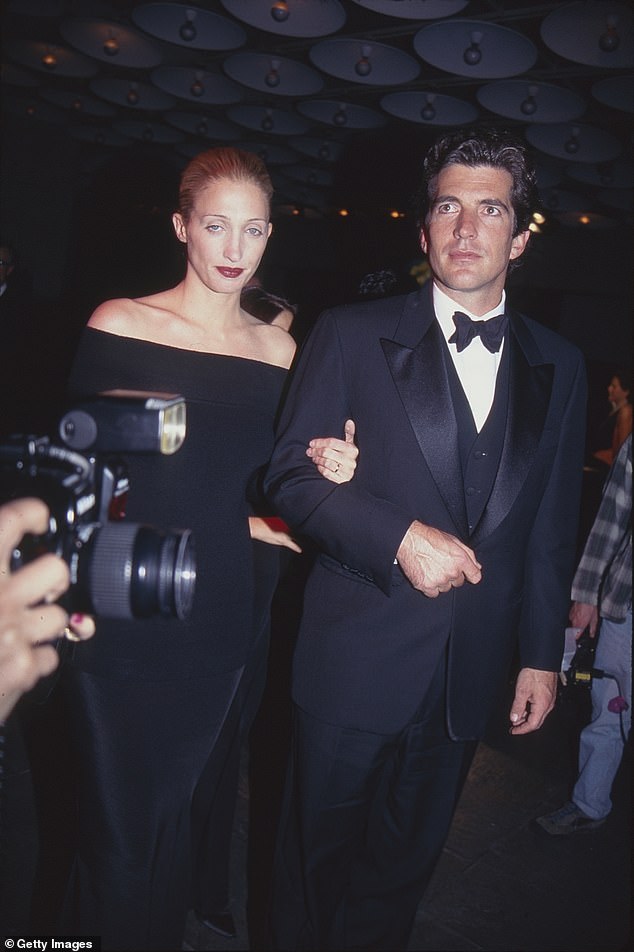 John, Carolyn and Carolyn's sister Lauren all died when a small plane piloted by Kennedy crashed into the Atlantic Ocean near Martha's Vineyard in July 1999 (pictured in 1997)