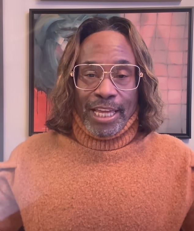 The winner of multiple Tony awards (pictured giving fans a health update on Instagram in December) went into more detail about his ordeal on Monday's episode of the Outlaws with TS Madison podcast