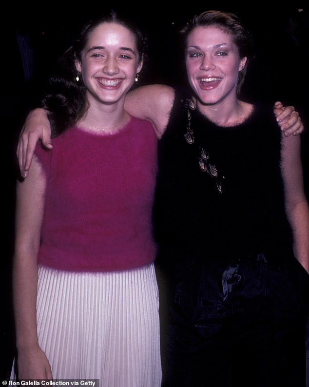 Johnson is pictured with Times Square co-star Trini Alvarado. Critics including Roger Ebert branded the movie flawed, but it has since become a cult classic