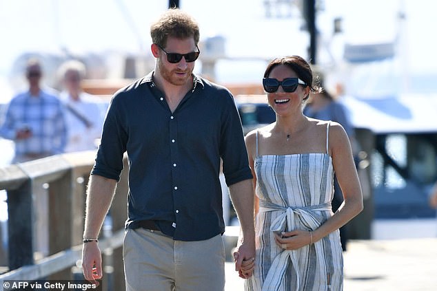 Prince Harry and Meghan Markle have confirmed they will visit Australia in April (pictured on Fraser Island during their 2018 royal tour)
