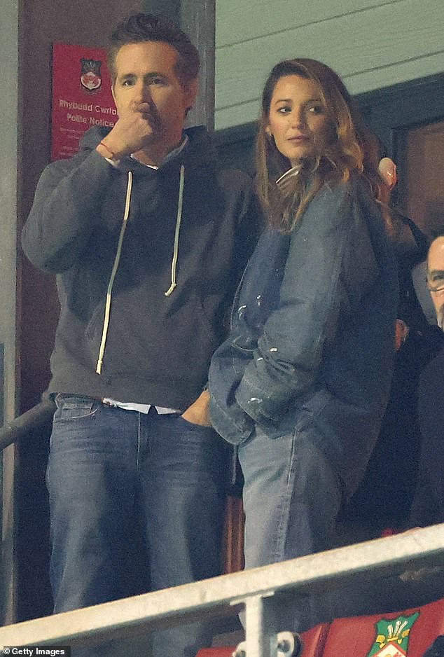 Reynolds notably owns Welsh soccer club Wrexham with fellow actor Rob McElhenney - and the team lost to Chelsea amid the Emirates FA Cup Fifth Round match