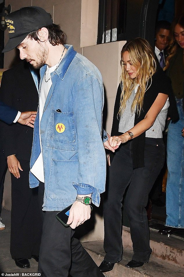 Hilary Duff and her second husband Matthew Koma enjoyed a hot date at upscale steakhouse The Eighty Six in Manhattan's West Village neighborhood on Monday night