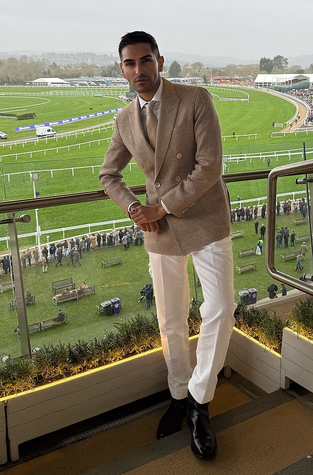 Rahi Chadda cut a stylish figure as he enjoyed the races