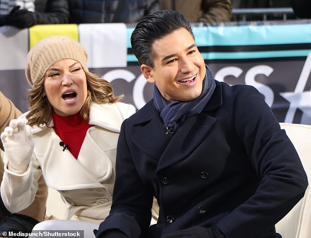 Hoover and Lopez hosting Access Daily back in 2019