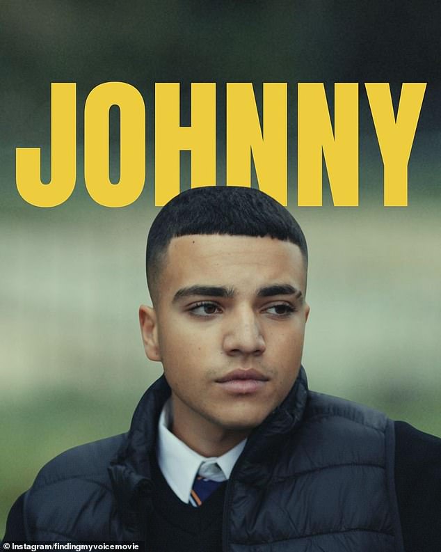 Junior Andre, 20, has shared a first look from his new movie role as he posted behind-the-scenes insight on Instagram on Friday