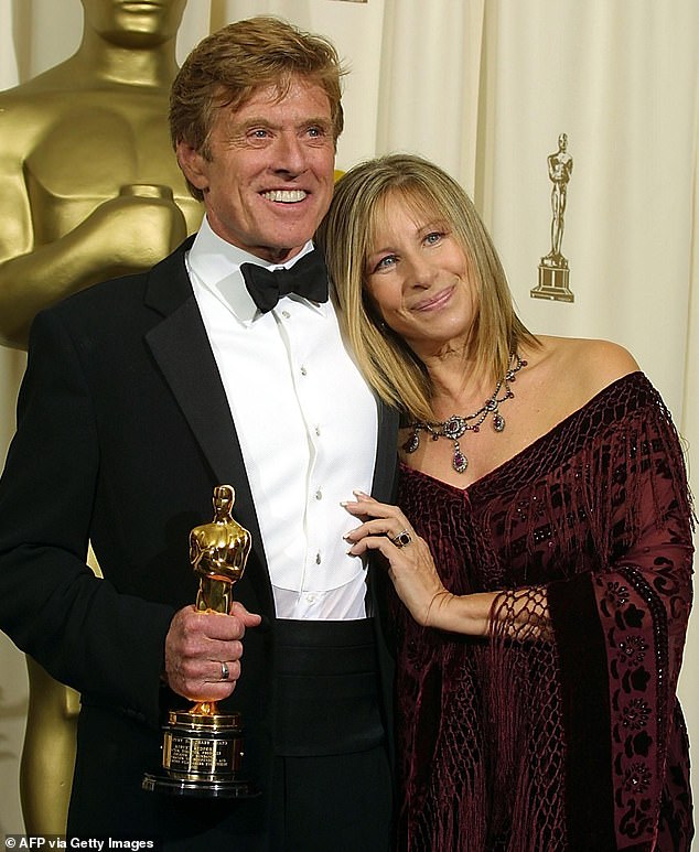 Redford and Streisand at the 74th Academy Awards in 2002