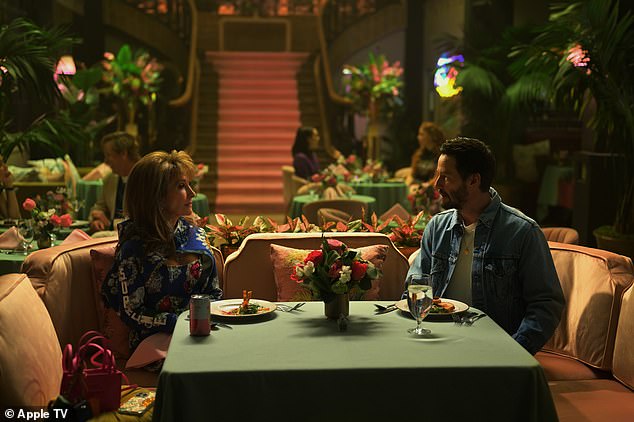 The Hollywood icon also had a scene with Susan Lucci of All My Children fame